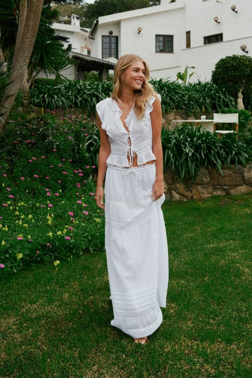 Forudbestilling - Neo Noir - Netali S Voile Top 165390 - 120 - White Toppe 