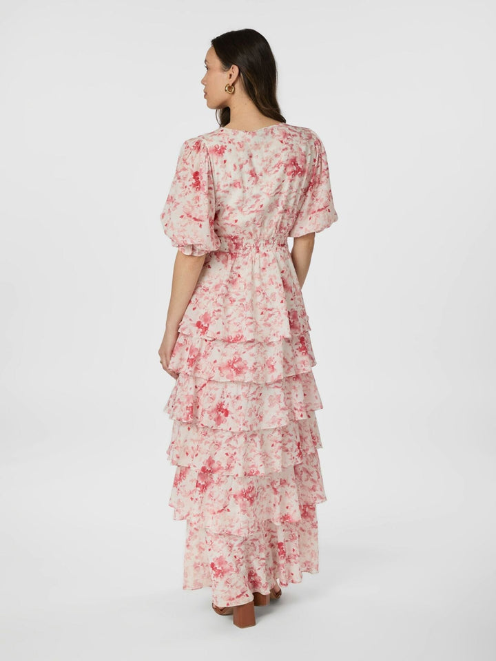 Forudbestilling - Neo Noir - Noorie Blur Print Dress 165348 - 160 - Red Kjoler 