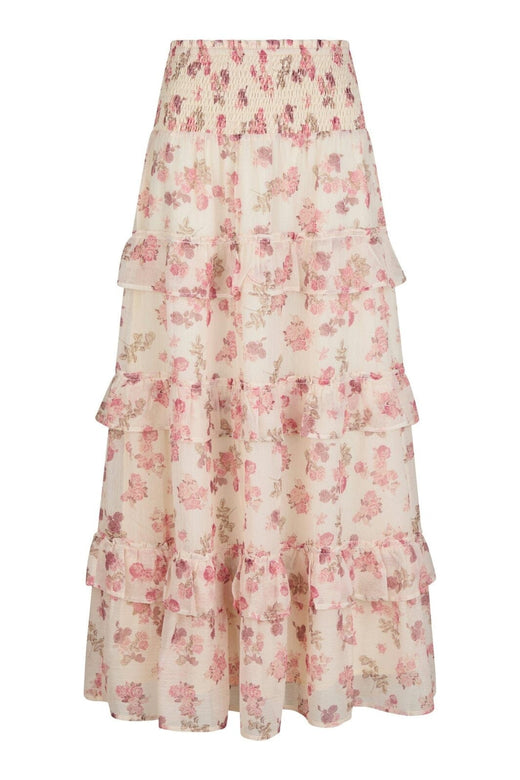 Neo Noir - Toddy Marigold Print Skirt 165526 - 122 - Creme