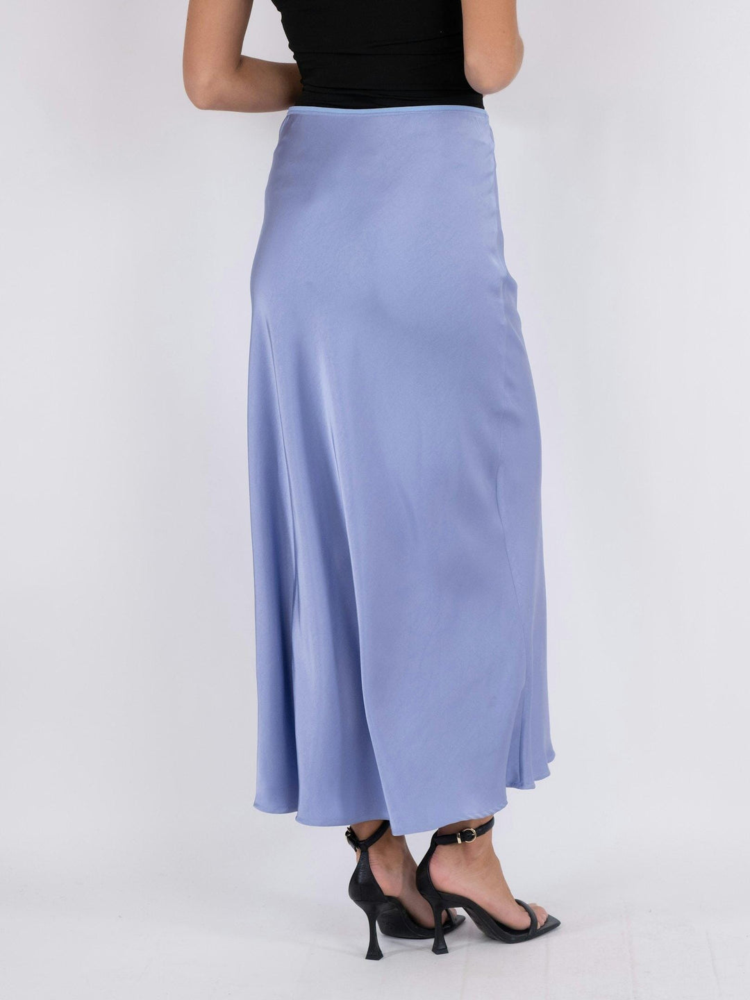 Forudbestilling - Neo Noir - Vicky Heavy Sateen Skirt - Lilac Nederdele 