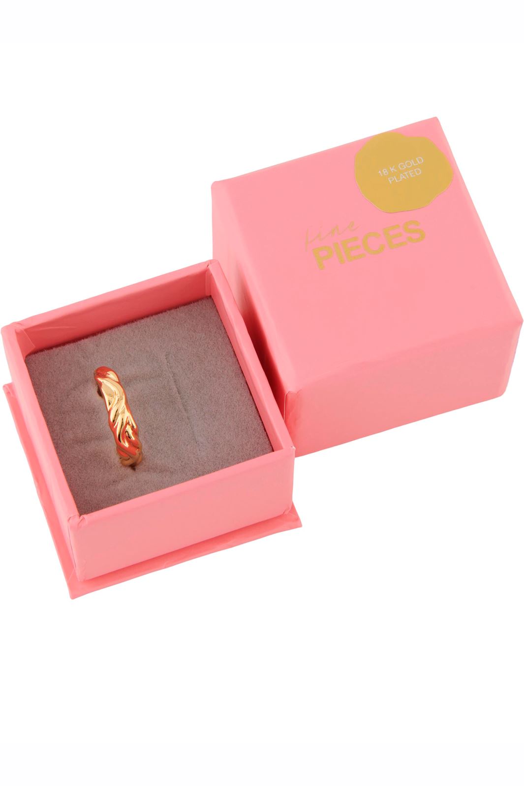Forudbestilling - Pieces - Fpjetta Ring Plated - Gold Colour (Juni) Ringe 