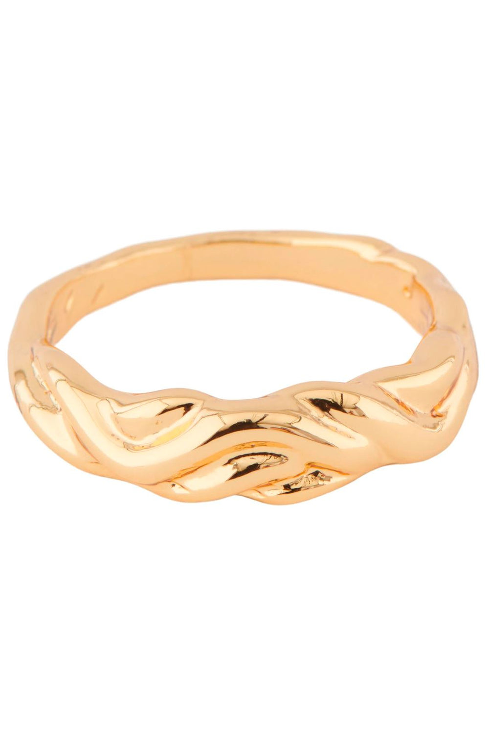 Forudbestilling - Pieces - Fpjetta Ring Plated - Gold Colour (Juni) Ringe 