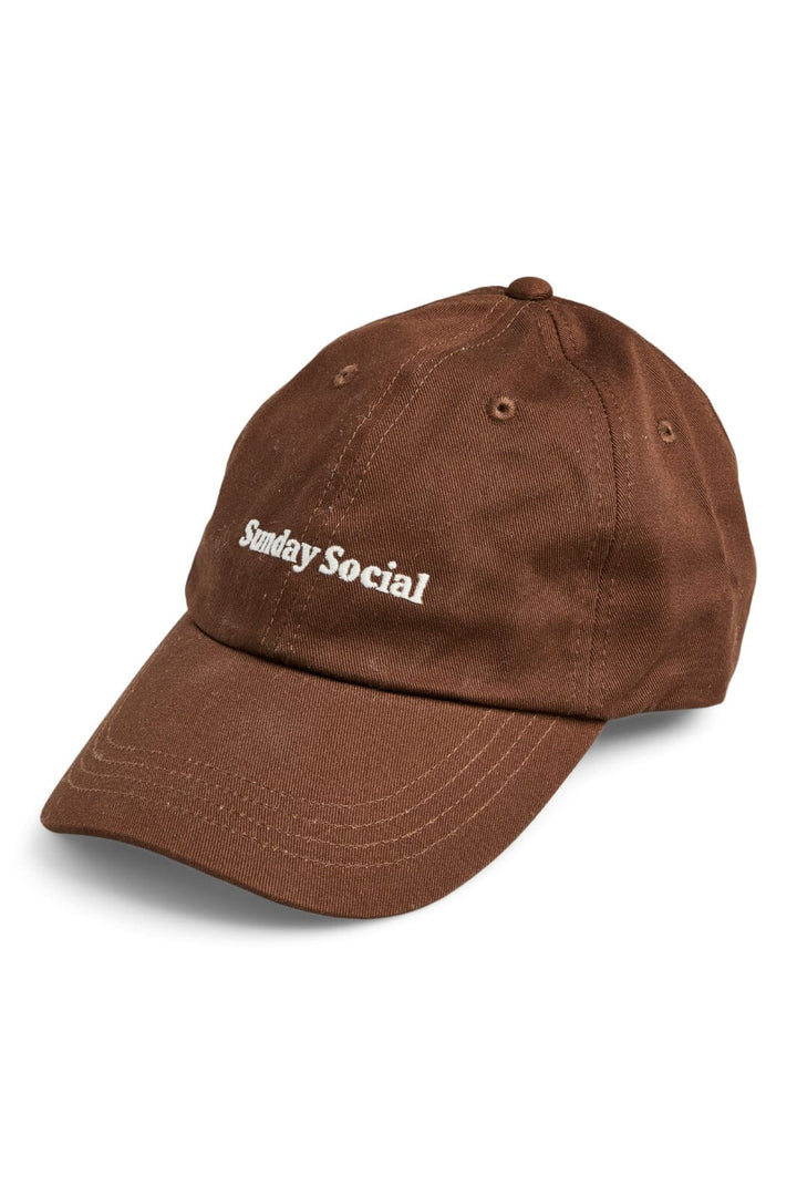Pieces - Pcjulie Cap - 4979346 Brown Stone