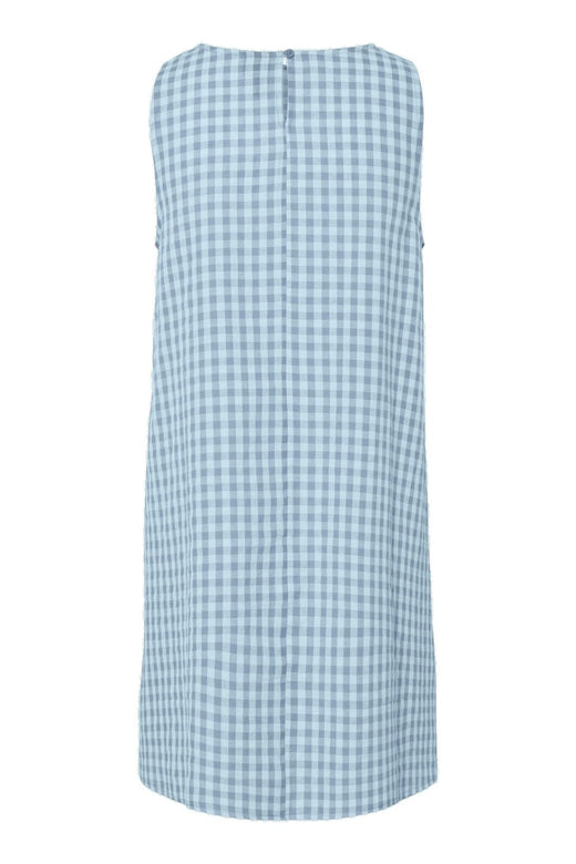 Pieces - Pcliliane Sl O-Neck Short Dress - 4953068 Cashmere Blue Light Blue