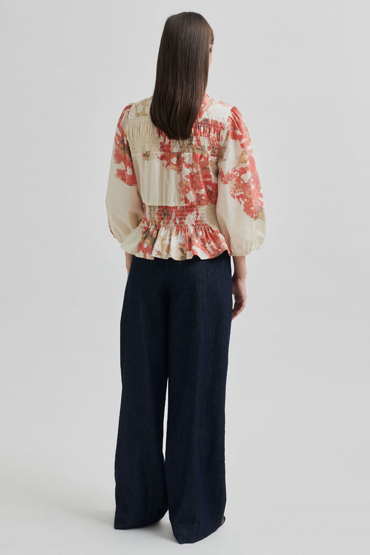 Forudbestilling - Second Female - Sirmione Shirt 59701 - Spiced Coral Bluser 
