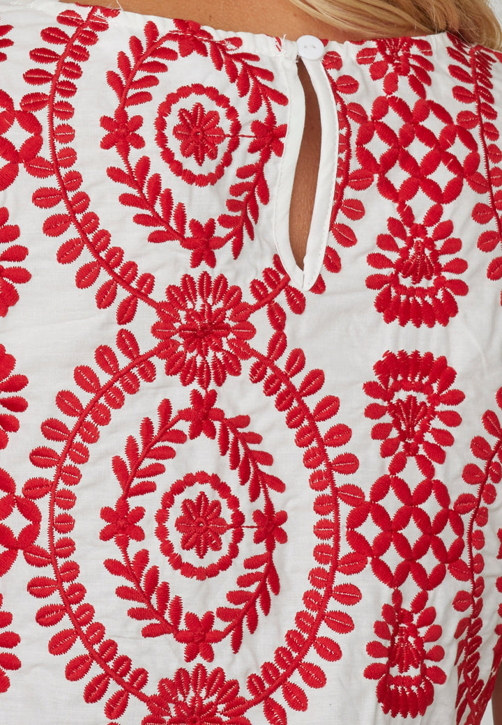 Forudbestilling - Sisters Point - Gilma-Ta - 111 White/Red Toppe 