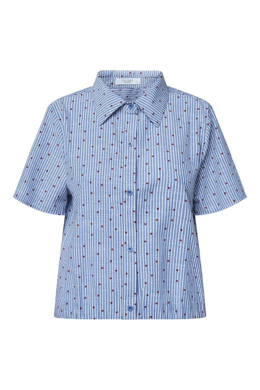 Sisters Point - Gufo-Sh.Ss 18950 - 801 - Denim Blue/Red