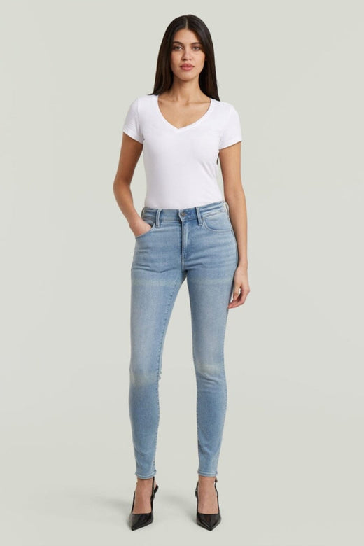 G-Star - 3301 Skinny Wmn D05175-8968-424 - Lt Aged