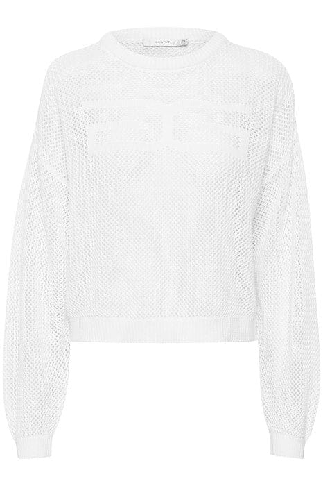 Gestuz - CarryGZ pullover - Egret Strikbluser 