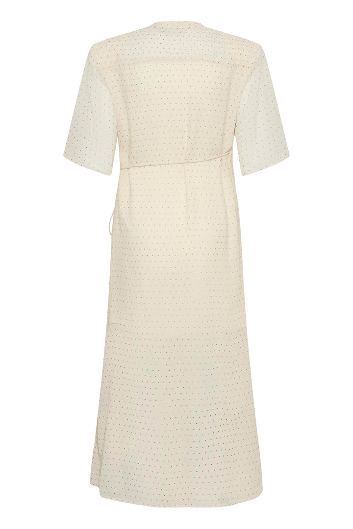 Gestuz - Gzdorah P Wrap Dress 10911150 - 109386 - Birch Dot Kjoler 