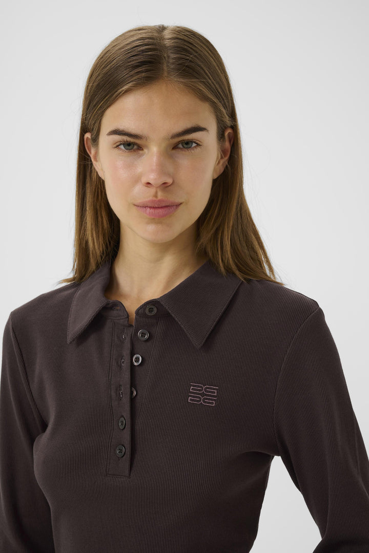 Gestuz - Gzdrew Ls Polo Top 10910690 - 191106 - Molé Bluser 