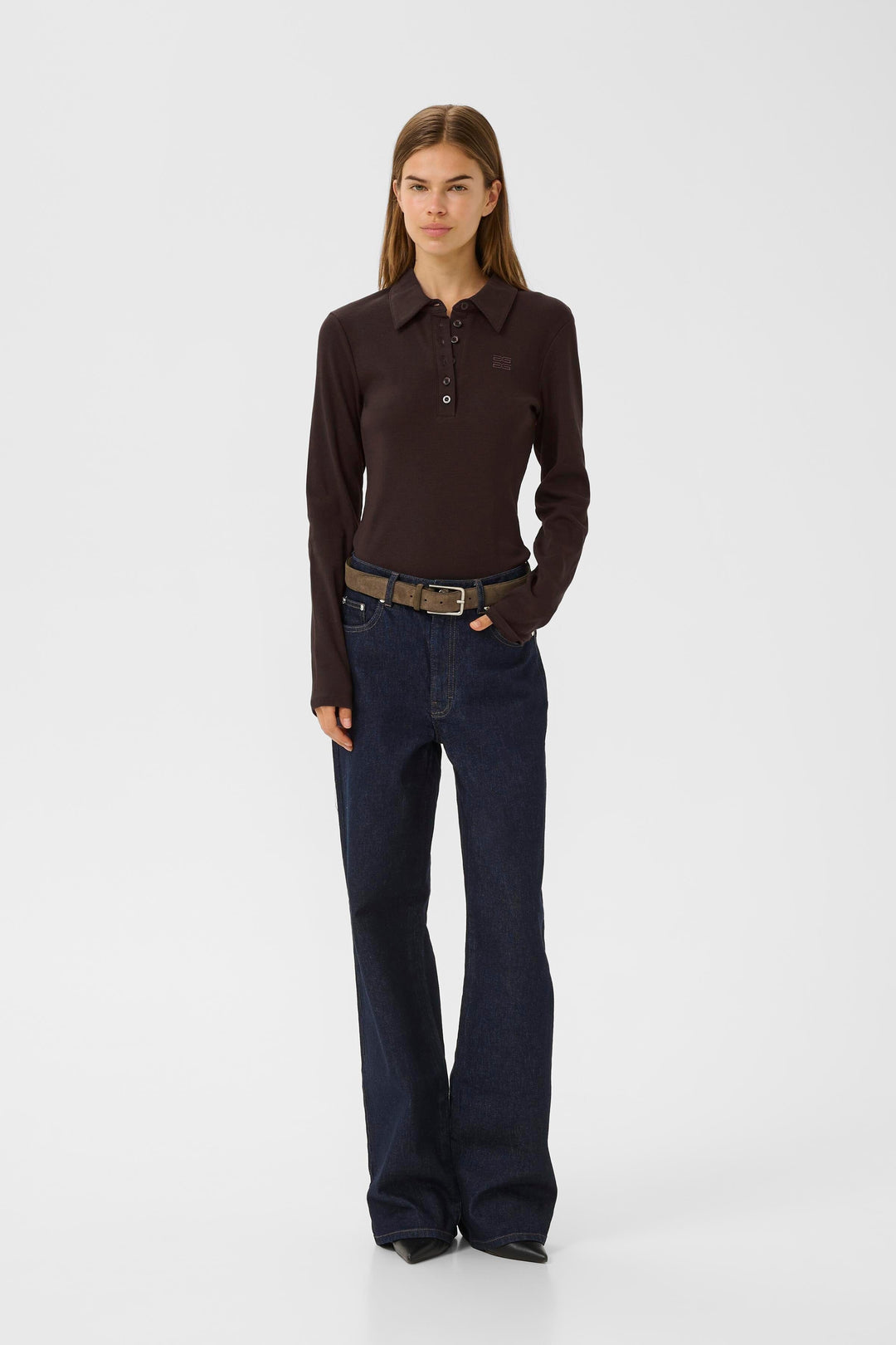 Gestuz - Gzdrew Ls Polo Top 10910690 - 191106 - Molé Bluser 