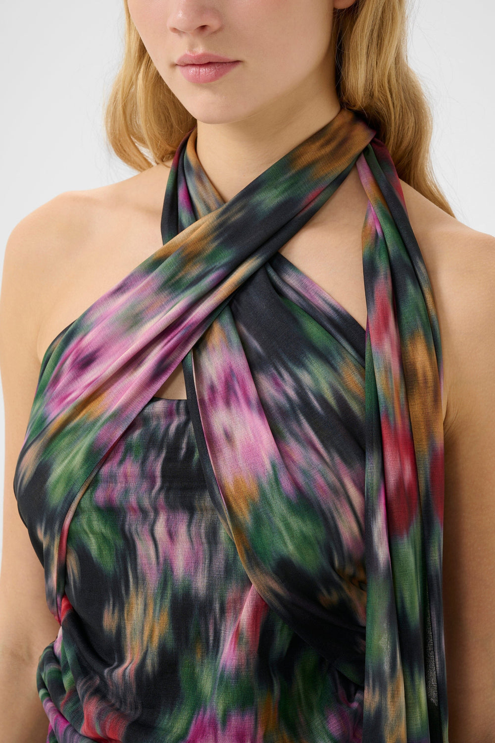 Gestuz - Gzfadia P Top 10910541 - 108294 - Red Faded Flower Toppe 