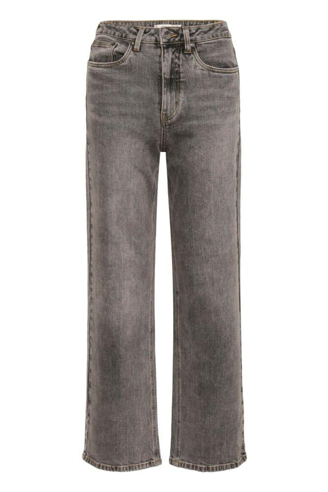 Gestuz - Gzjade Straight Jeans 10910808 - 102235 - Washed Light Grey Jeans 