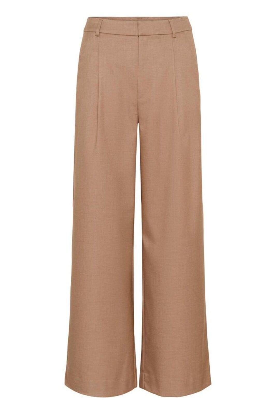 Gestuz - Gzpaula Pants 10910627 - 109220 - Burnt Marple Sugar Melange Bukser 