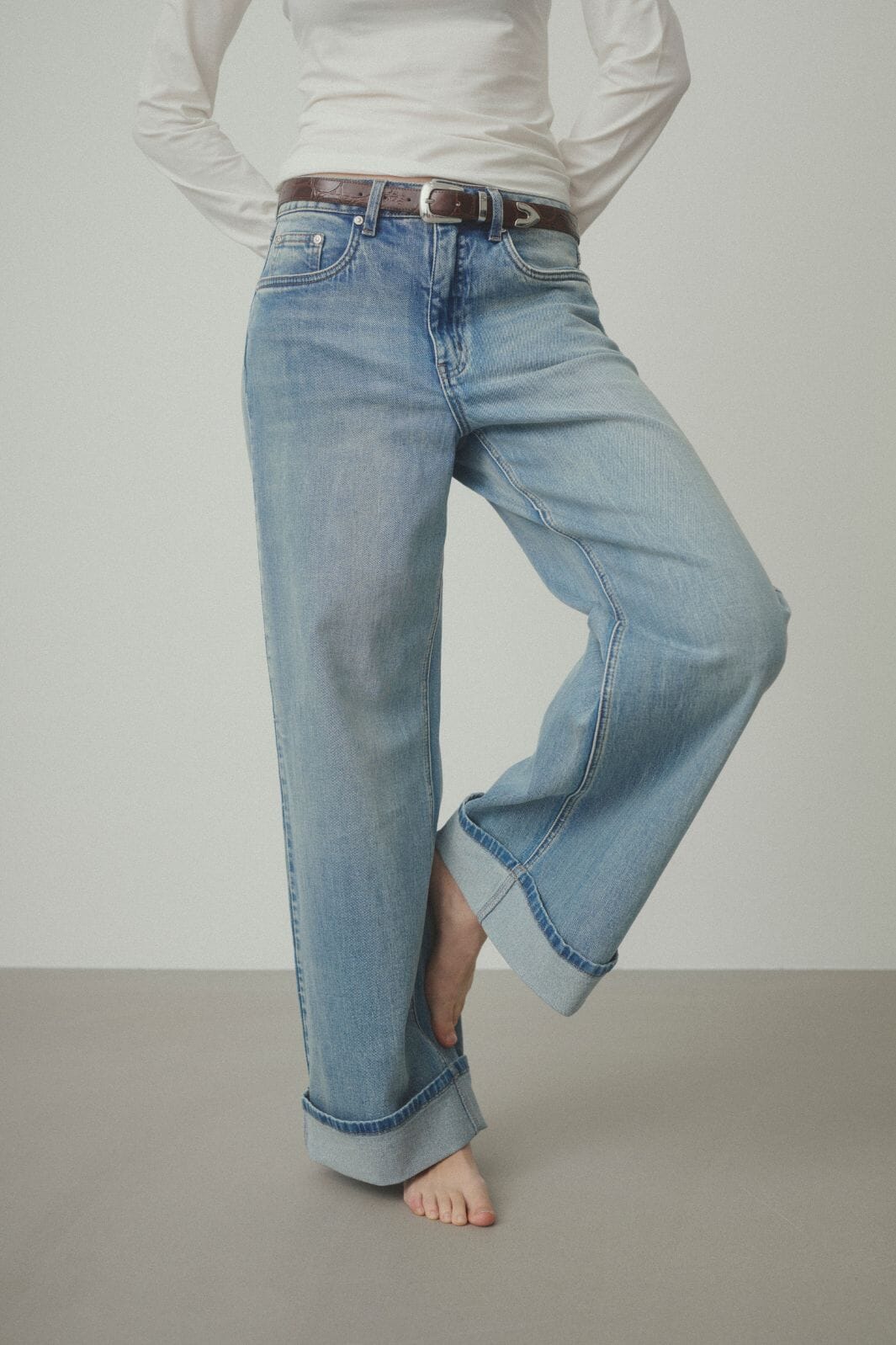 Gestuz - Gzsara Wide Jeans 10910809 - 104590 - Washed Blue Jeans 