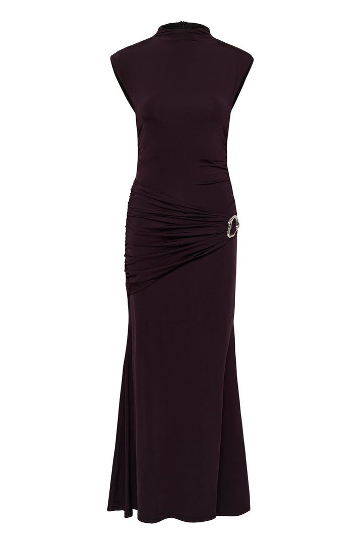 Gestuz - Gzseren Long Dress 10911642 - 109839 - Deep Plum Kjoler 