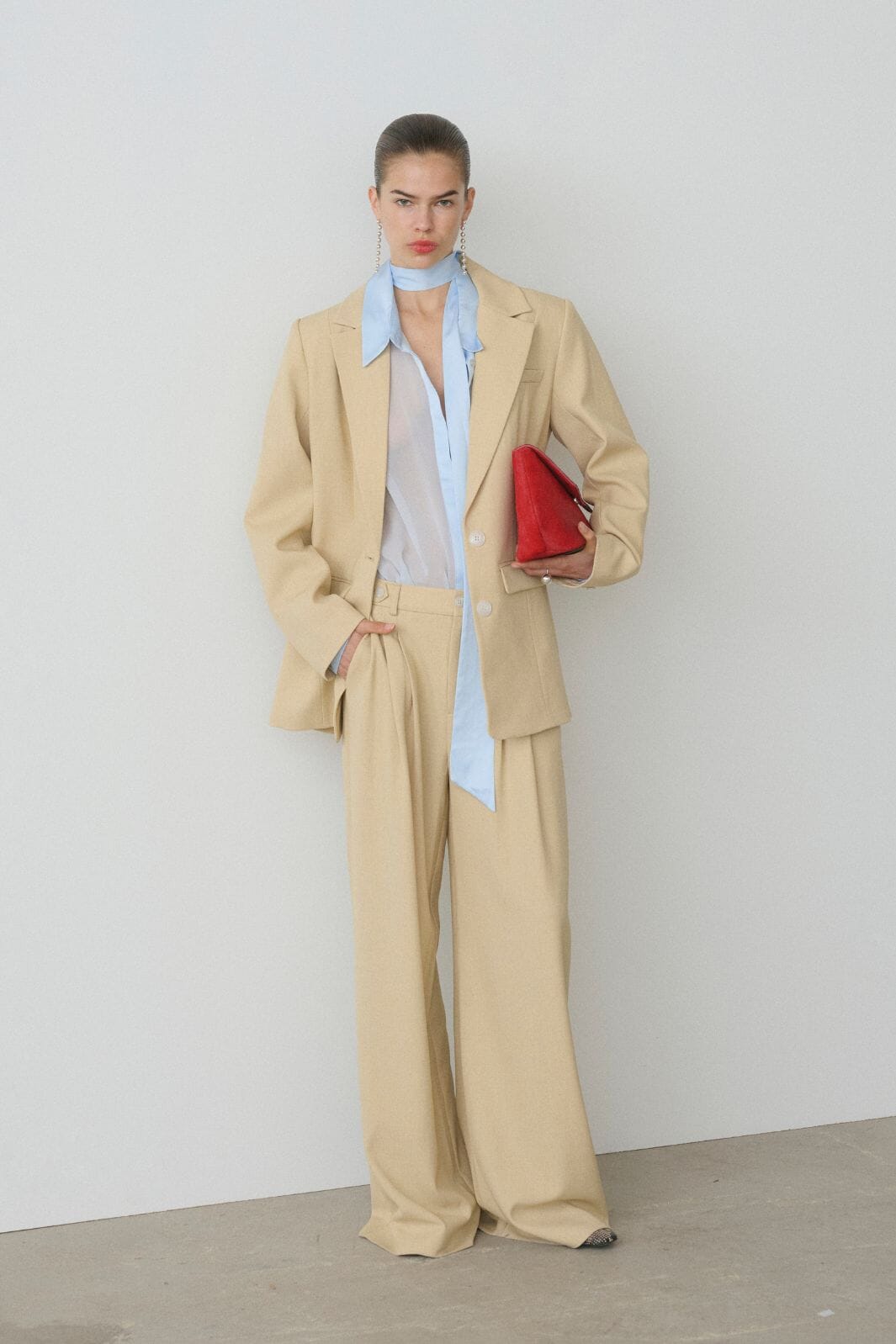 Gestuz - Gzstacy Pants 10911101 - 109221 - Pale Hay Melange Bukser 