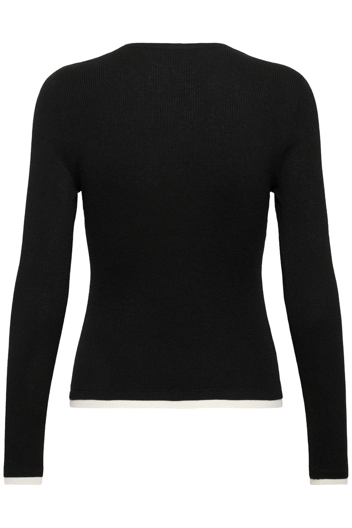 Gestuz - Gztrisha Pullover 10910848 - 100017 - Black Strikbluser 