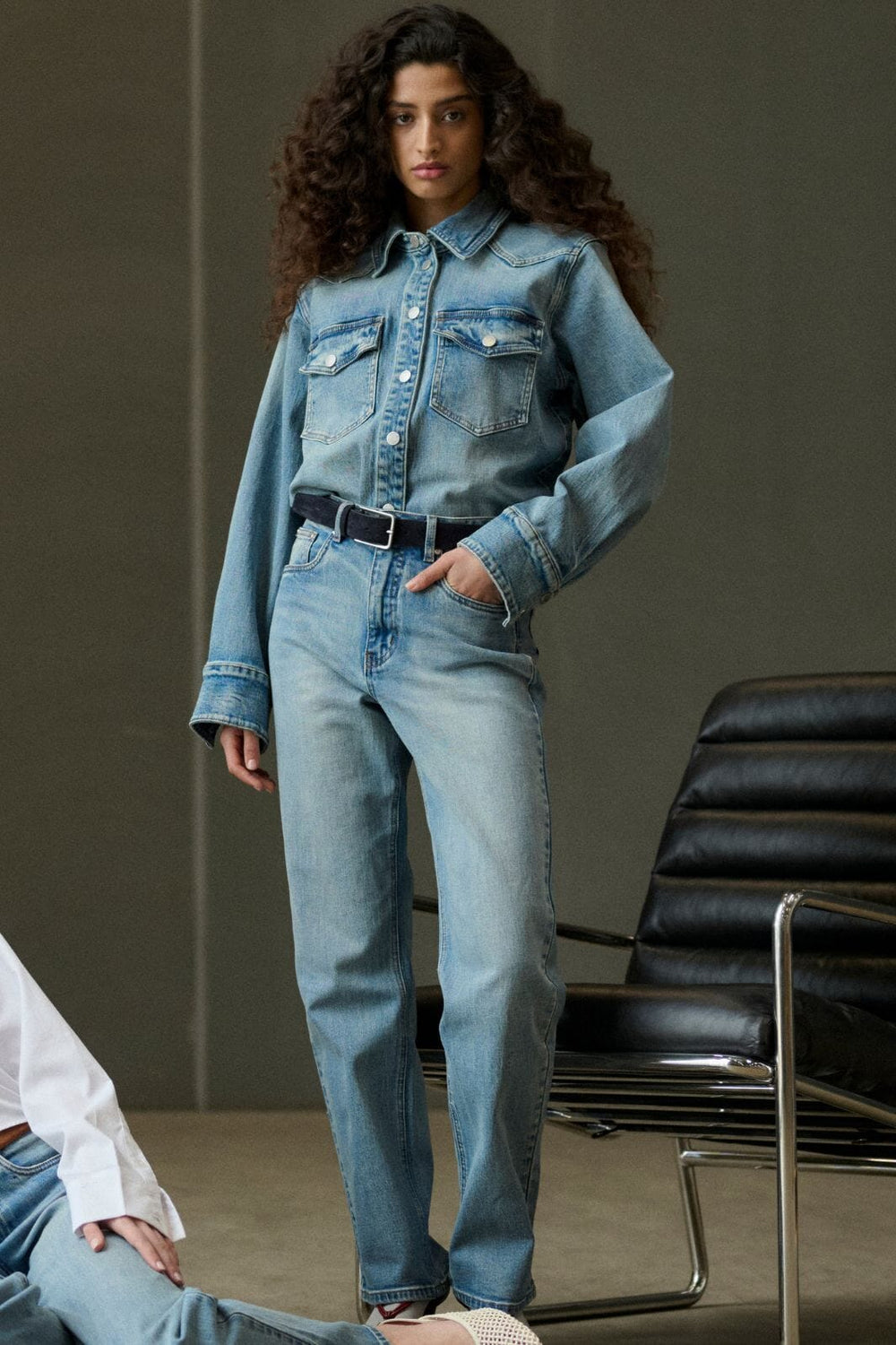 Gestuz - Gzzolani Wide Jeans 10910876 - 104590 - Washed Blue Jeans 