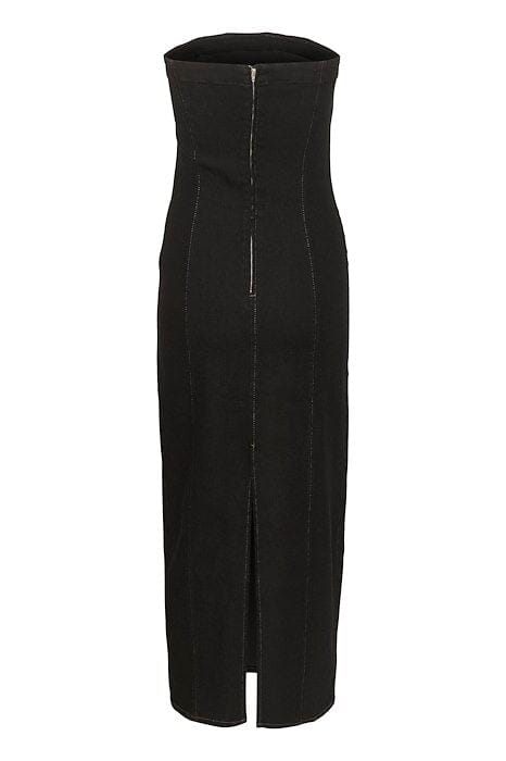 Gestuz - Tubinagz Long Dress - 100642 Dark Black Wash Kjoler 