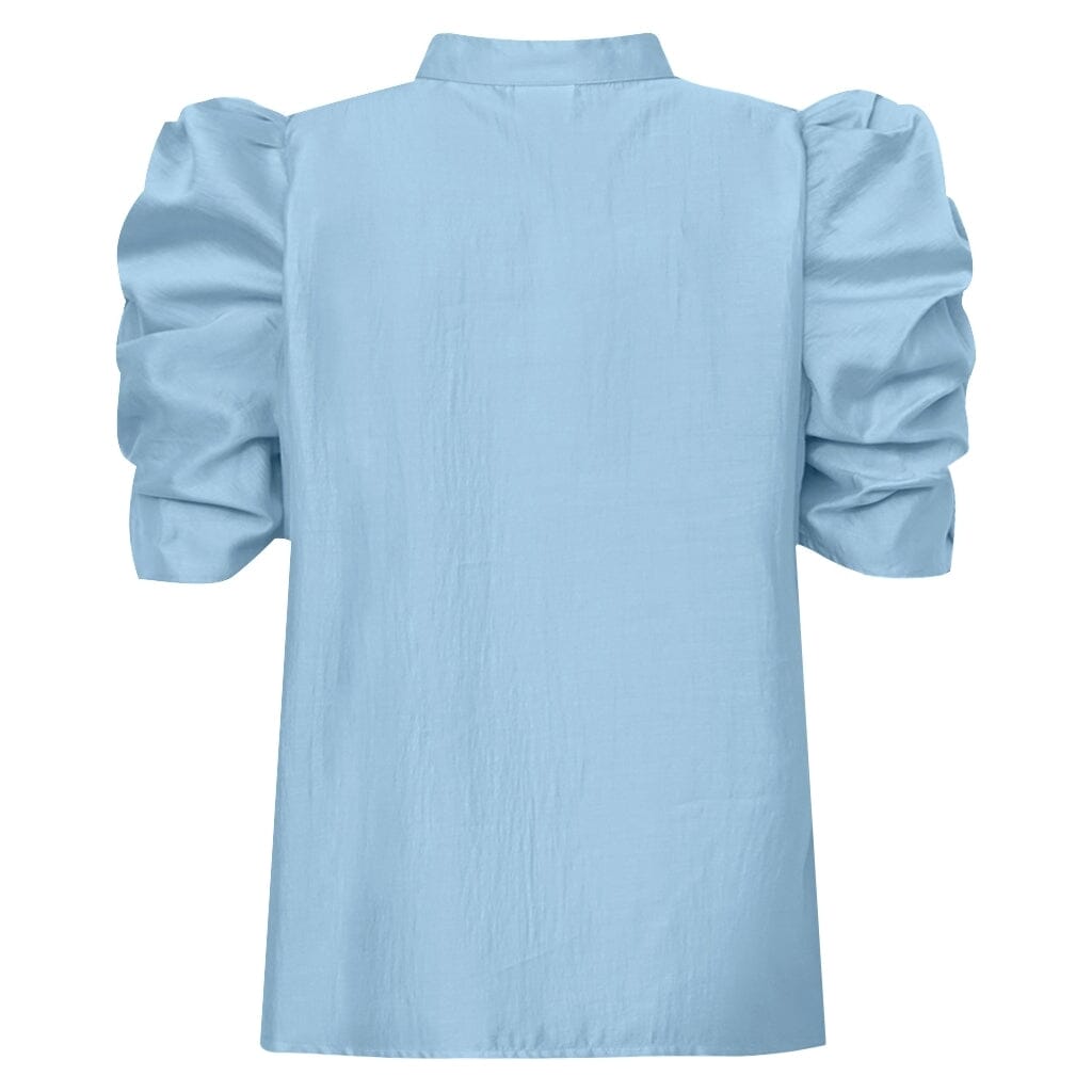 Gossia - Annsofigo Lull Blouse G2573 - Light Blue T-shirts 