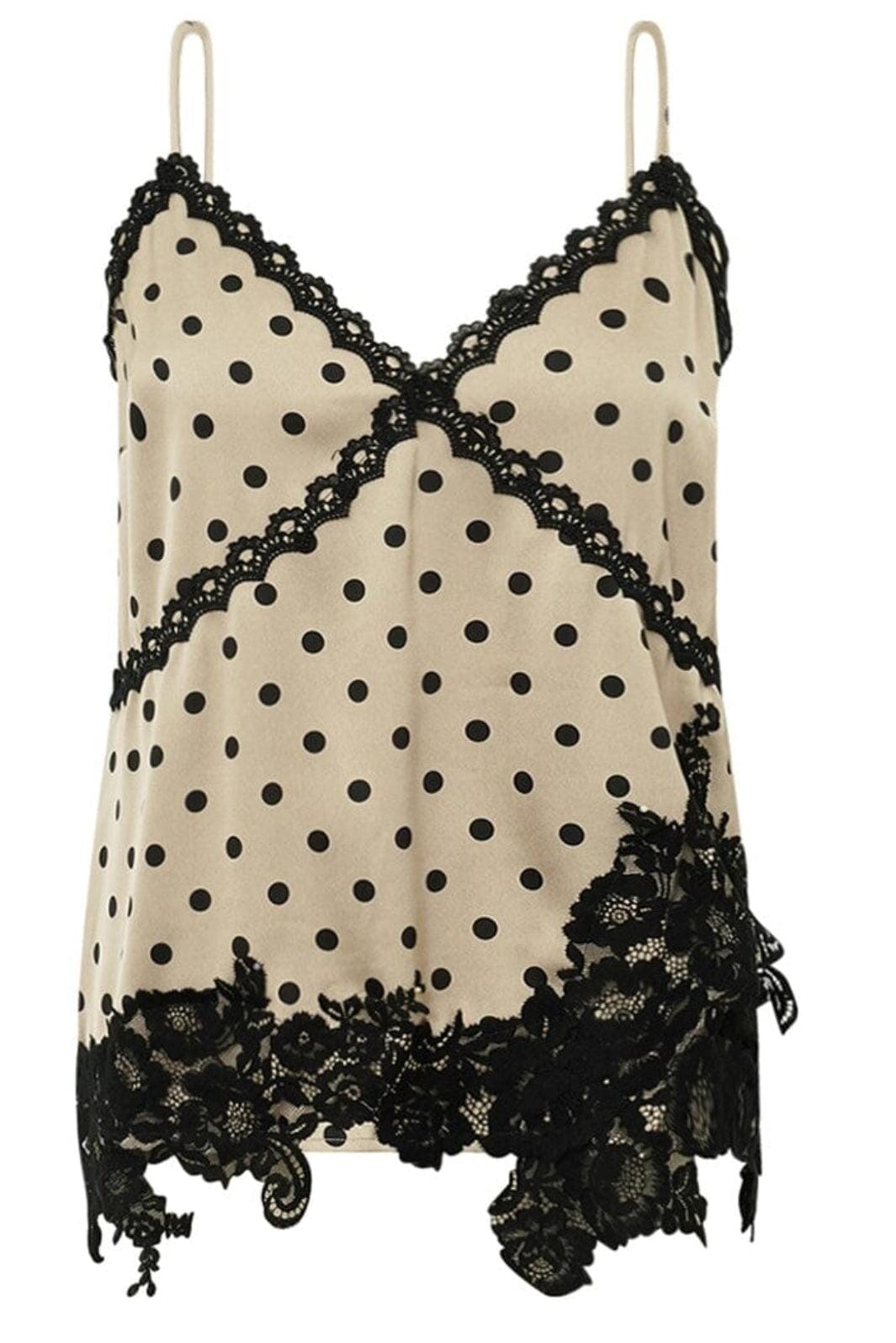 Gossia - Dagnygo Jo Top G3011 - Latte Black Dots