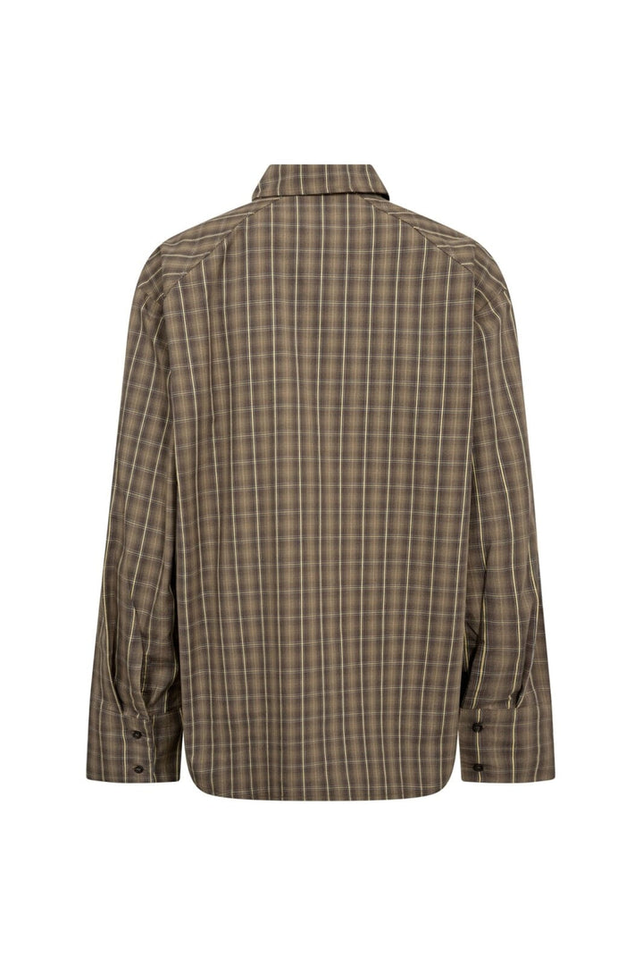Gossia - Galinago Shirt G3244 - Brown / Yellow Checks