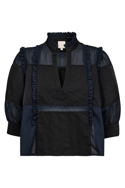 Gossia - Marshgo Blouse G2991 - Black Navy