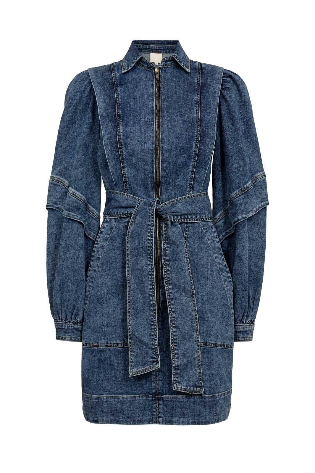 Gossia - Myliago Dress G2627 - Mid Blue Denim Kjoler 