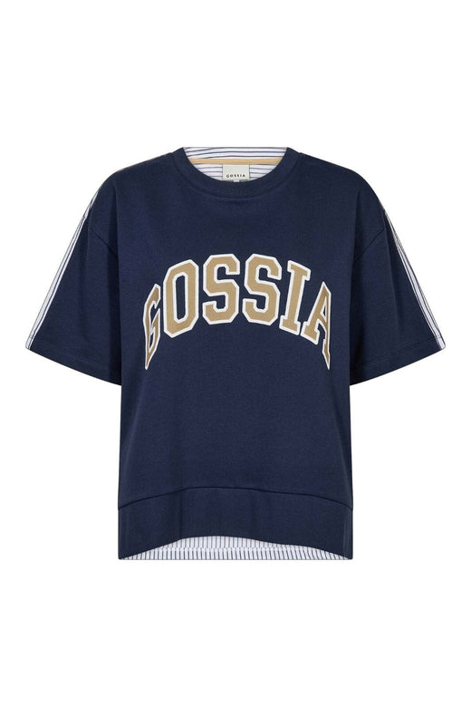 Gossia - Welago Mix Tee G3189 - Navy T-shirts 