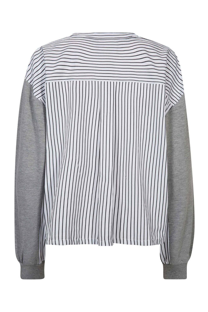 Gossia - Xeniago Sweat G3467 - Dark Grey Melange Sweatshirts 