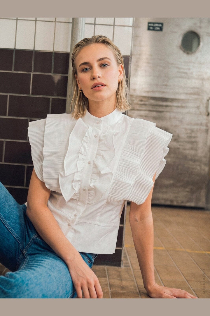 Gossia - Zelniego Blouse G3496 - Off-White