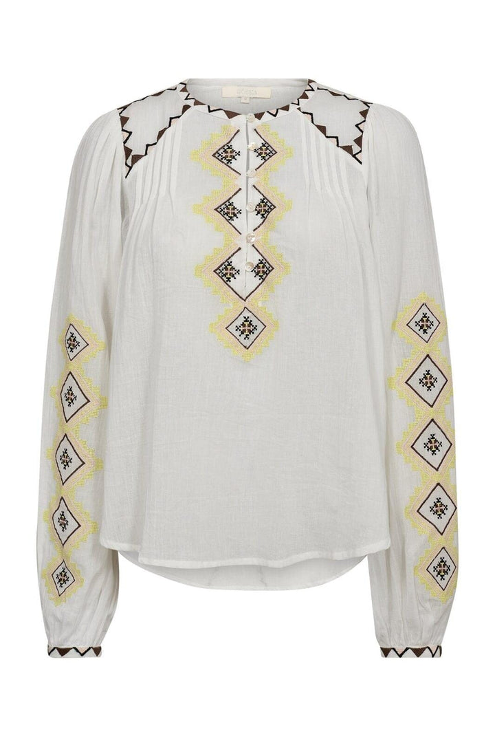 Gossia - Zillago Blouse G2780 - Off-White Bluser 
