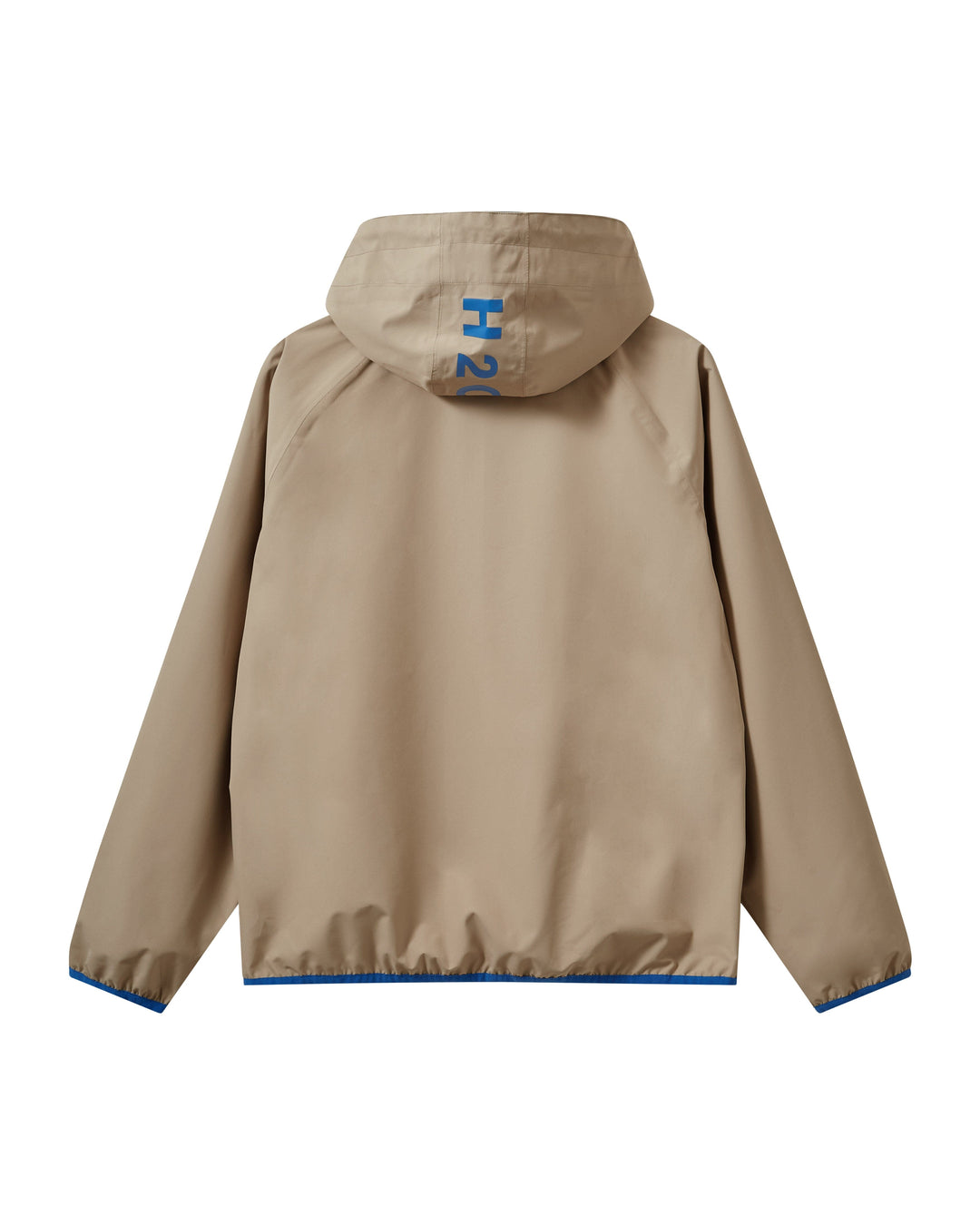 H2O - H2Rømø Festival Lw Rain Jacket Packable 100980-2 - 7094 - Warm Grey/Blue Regntøj 