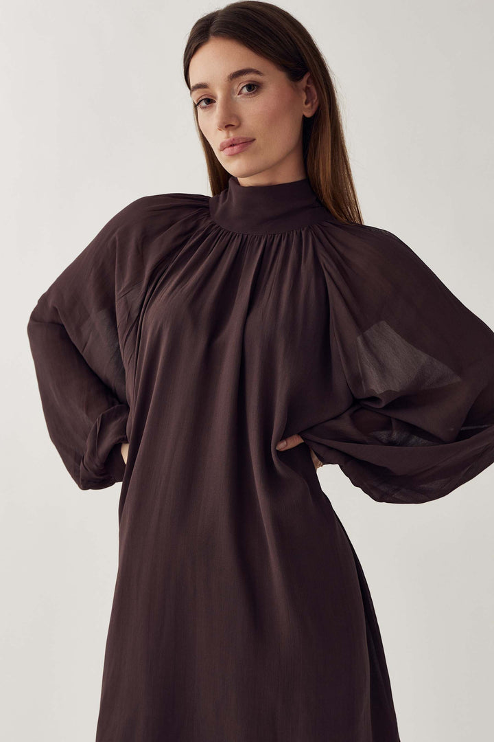 Noella - N-Lorenia Dress 14230003 - 674 - Chocolate