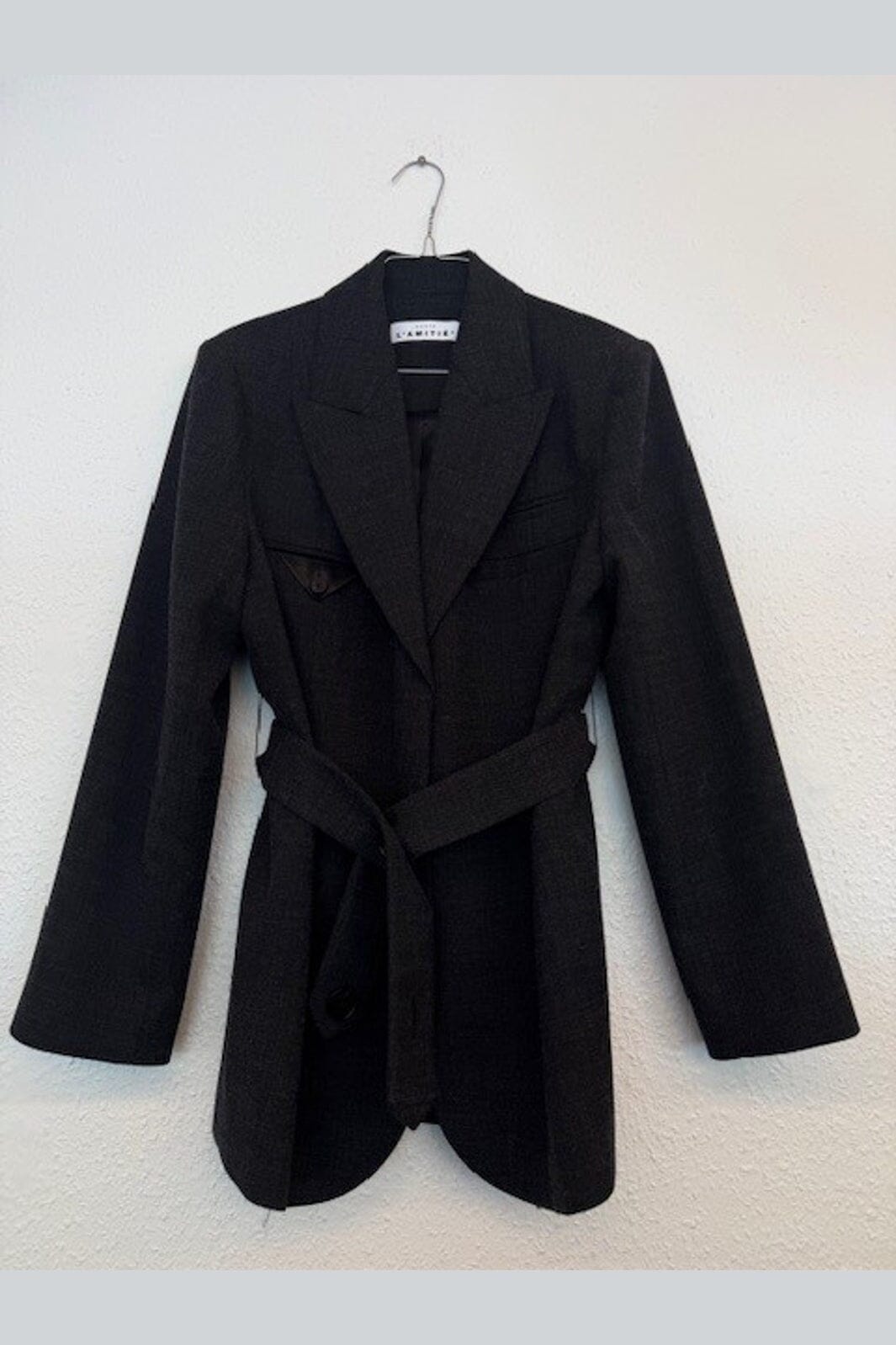 Haute L'Amitié - Bellis Belt Blazer HL10788 - Antracit Melange