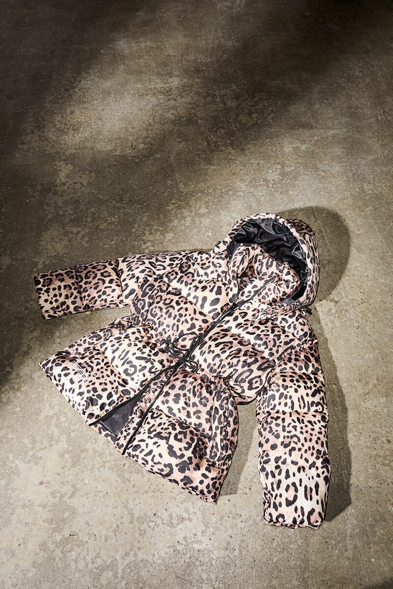 Haute L'Amitié - Climb Animal Puffer Jacket HL10713 - Animal Print Jakker 