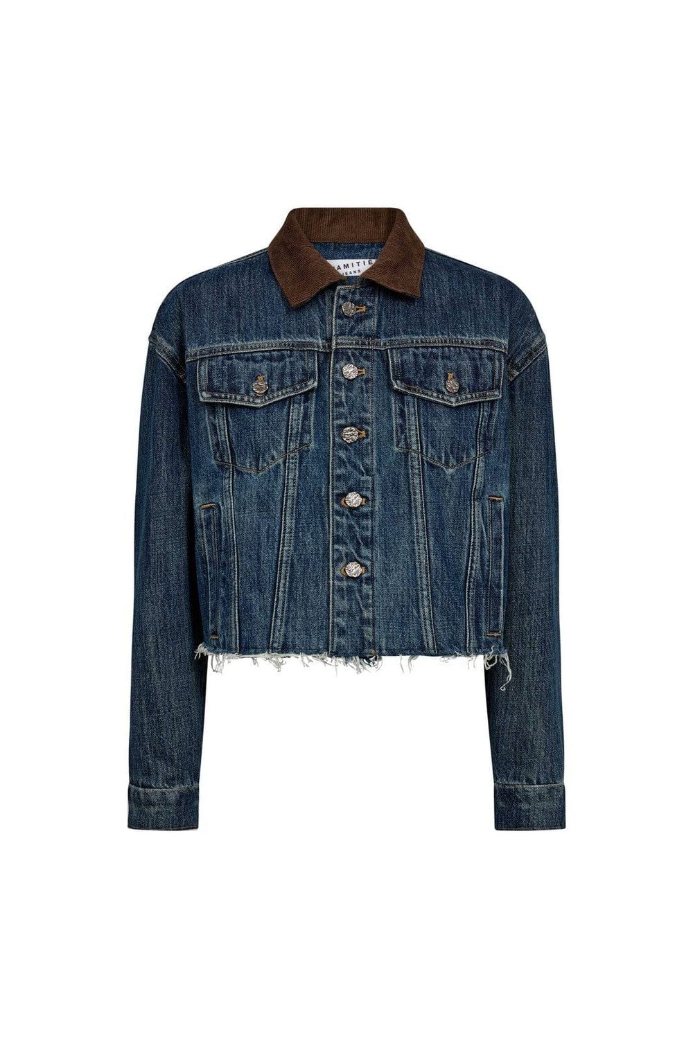 Haute L'Amitié - Denize Crop Denim Jacket HL10440 - Bleached Denim