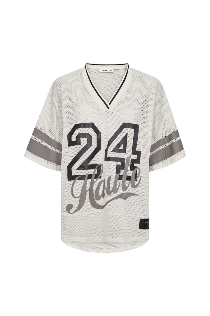 Haute L'Amitié - Drift Combo Number Tee HL10478 - Pearl