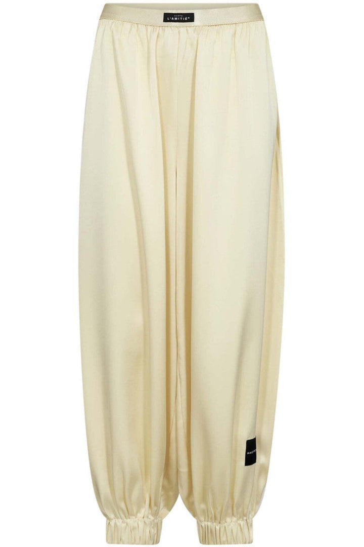 Haute L'Amitié - Evita Crop Harem Pant HL10591 - Pale Yellow Bukser 