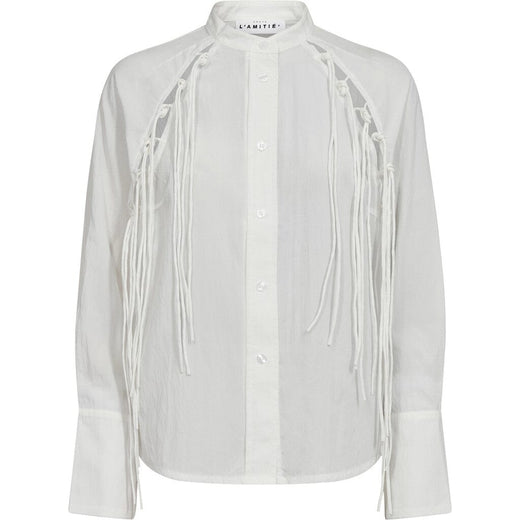 Haute L'Amitié - Florens Fringe Shirt HL10525 - White Skjorter 