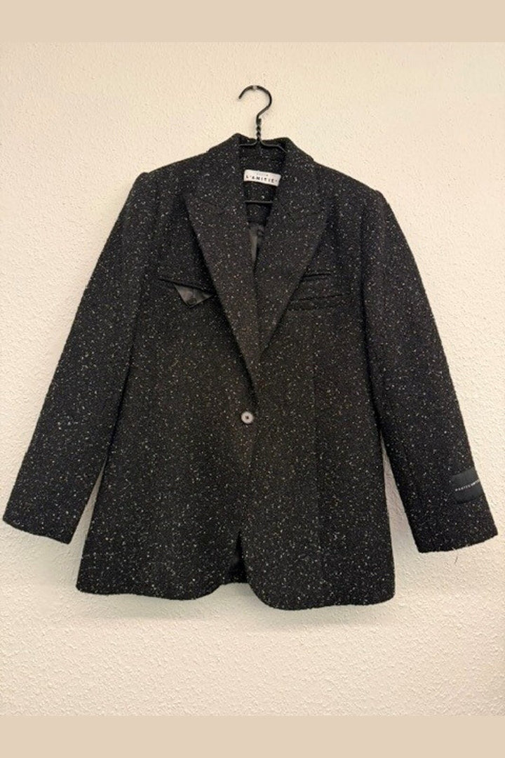 Haute L'Amitié - Glimpse Single Blazer HL10901 - Black Glimpse