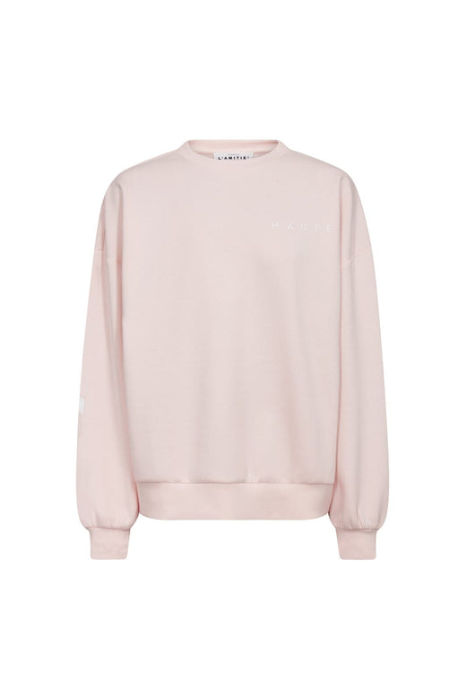 Haute L'Amitié - Maxi Split Logo Sweat HL10413 - Iced Rose