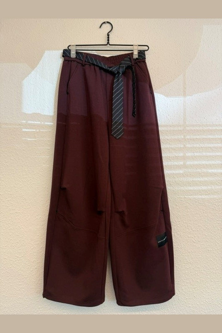 Haute L'Amitié - Maxi Split Tie Pant HL10923 - Wine