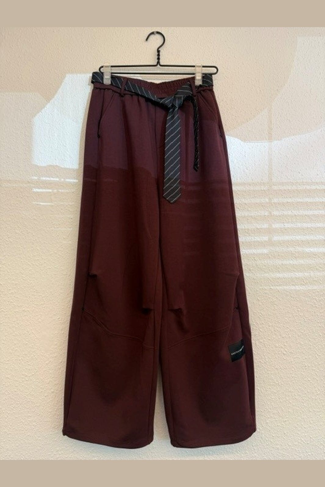 Haute L'Amitié - Maxi Split Tie Pant HL10923 - Wine