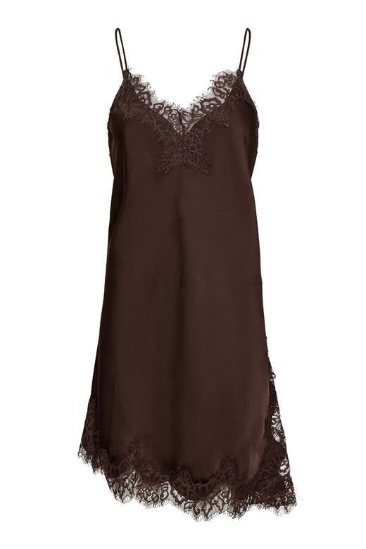 Haute L'Amitié - Naomi Asym Lingerie Dress HL10547 - Mocca Kjoler 
