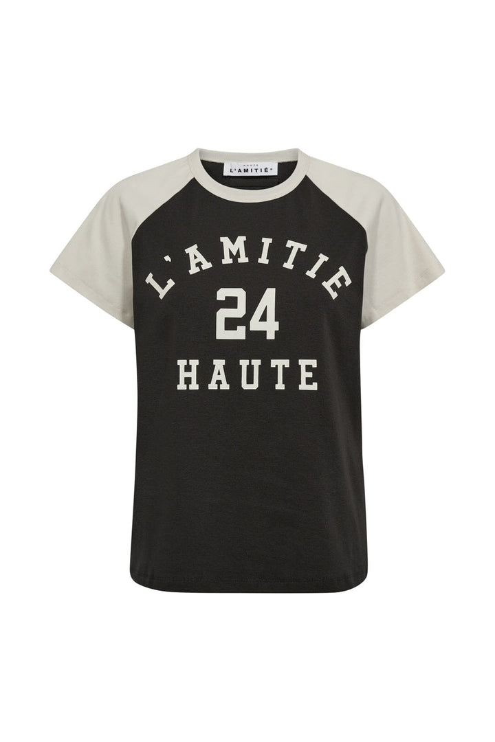 Haute L'Amitié - Neckline College Tee HL10109 - Antracit