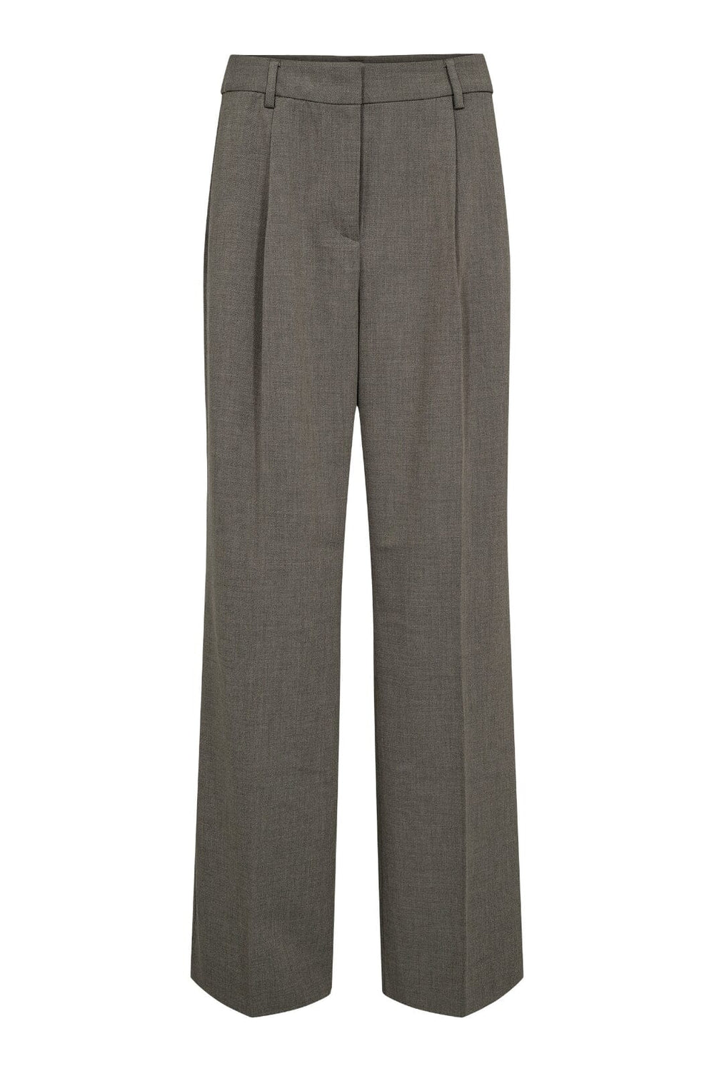 Haute L'Amitié - Nicole Pleat Pant HL10369 - Beige Melangé Bukser 