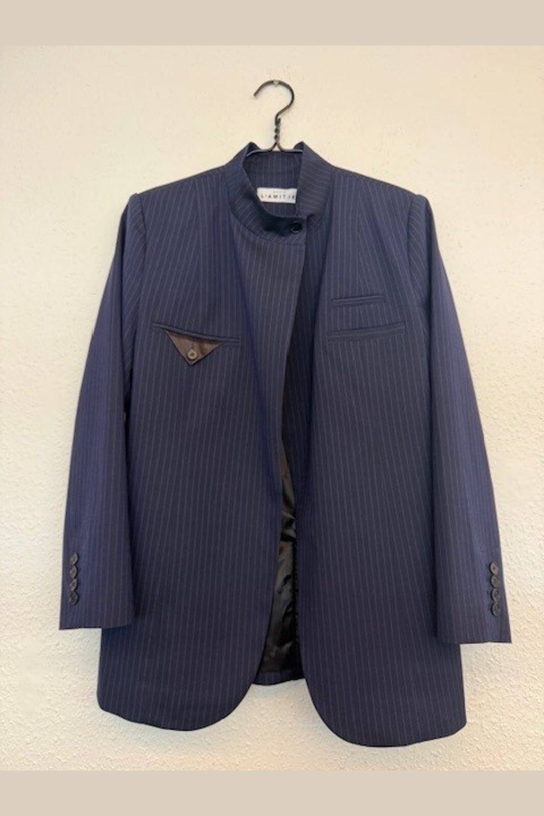 Haute L'Amitié - Pin Overlap Blazer HL10797 - Navy